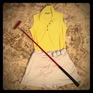 Yellow Golf Shirt Bermuda by Bermuda Sands